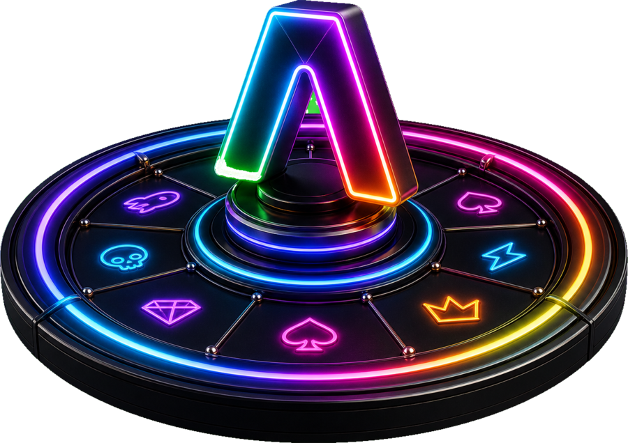 Neon Artifakt roulette wheel